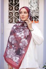 Silent Roses-Soft Şal - Görsel 6