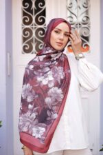 Silent Roses-Soft Şal - Görsel 5