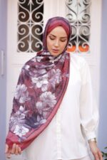 Silent Roses-Soft Şal - Görsel 3