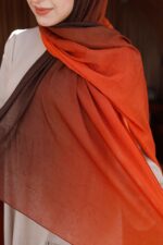 Degrade Desenli Ross Kraşli Şal - Görsel 2