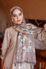 Papatya Desen-Nayf İpek Şal