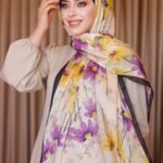 Papatya Desen-Nayf İpek Şal