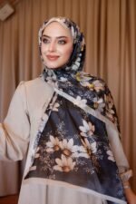 Papatya Desen-Nayf İpek Şal