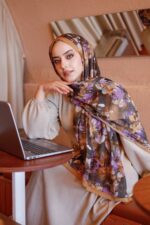 Ross Kraşli Şal-Sarmaşık Güller - Görsel 6