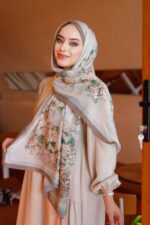 Ross Kraşli Şal-Flowers Desen - Görsel 2