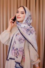 Ross Kraşli Şal-Flowers Desen