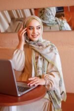 Ross Kraşli Şal-Flowers Desen - Görsel 5