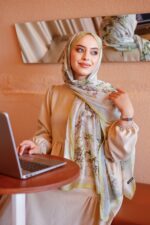 Ross Kraşli Şal-Flowers Desen