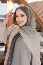 Degrade Desenli Ross Kraşli Şal - Görsel 6