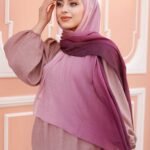 Degrade Desenli Ross Kraşli Şal