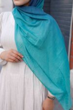 Degrade Desenli Ross Kraşli Şal - Görsel 2