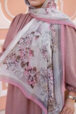 Ross Kraşli Şal-Flowers Desen - Görsel 7