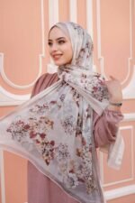 Ross Kraşli Şal-Flowers Desen - Görsel 6