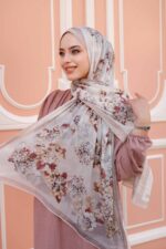 Ross Kraşli Şal-Flowers Desen - Görsel 6