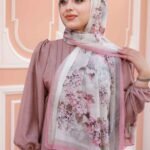 Ross Kraşli Şal-Flowers Desen