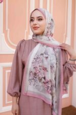 Ross Kraşli Şal-Flowers Desen