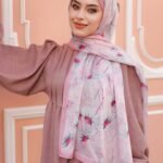 Papatya Desen-Nayf İpek Şal