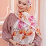 Papatya Desen-Nayf İpek Şal