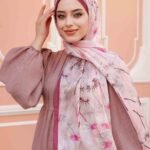 Papatya Desen-Nayf İpek Şal