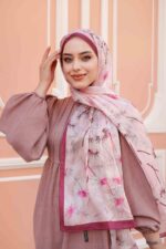 Papatya Desen-Nayf İpek Şal