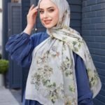 Ross Kraşli Şal-Flowers Desen