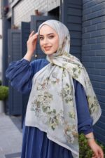 Ross Kraşli Şal-Flowers Desen