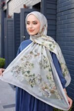 Ross Kraşli Şal-Flowers Desen - Görsel 7