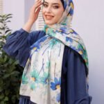 Papatya Desen-Nayf İpek Şal