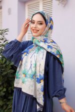 Papatya Desen-Nayf İpek Şal