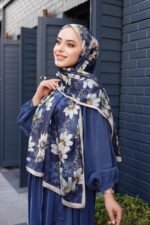 Papatya Desen-Nayf İpek Şal