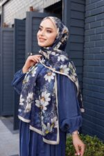 Papatya Desen-Nayf İpek Şal