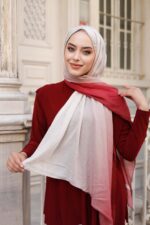 Degrade Desenli Ross Kraşli Şal - Görsel 3