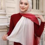 Degrade Desenli Ross Kraşli Şal