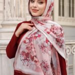 Ross Kraşli Şal-Flowers Desen