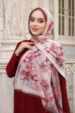 Ross Kraşli Şal-Flowers Desen