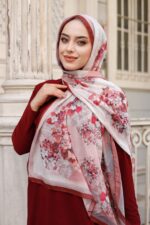 Ross Kraşli Şal-Flowers Desen