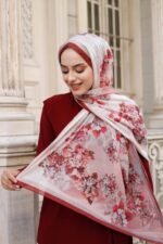 Ross Kraşli Şal-Flowers Desen - Görsel 3