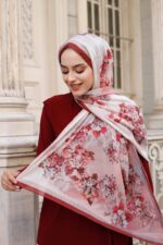 Ross Kraşli Şal-Flowers Desen - Görsel 3