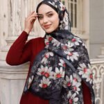 Papatya Desen-Nayf İpek Şal