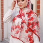 Papatya Desen-Nayf İpek Şal