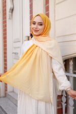 Degrade Desenli Ross Kraşli Şal - Görsel 5