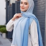 Degrade Desenli Ross Kraşli Şal