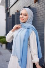 Degrade Desenli Ross Kraşli Şal