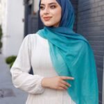 Degrade Desenli Ross Kraşli Şal