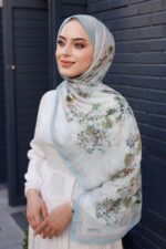 Ross Kraşli Şal-Flowers Desen