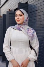 Ross Kraşli Şal-Flowers Desen - Görsel 7