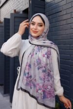 Ross Kraşli Şal-Flowers Desen