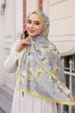 Papatya Desen-Nayf İpek Şal