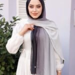 Degrade Desenli Ross Kraşli Şal