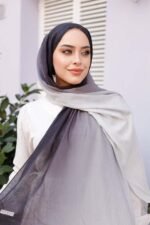 Degrade Desenli Ross Kraşli Şal - Görsel 6